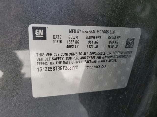 2016 CHEVROLET MALIBU 4D 1G1ZE5ST8GF208222