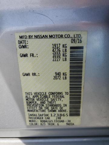 2017 NISSAN ALTIMA 2.5 - 1N4AL3AP3HC123865