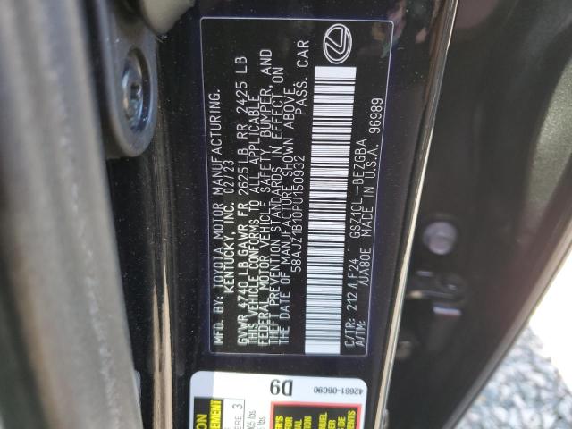 2023 LEXUS ES 350 F S 58AJZ1B10PU150932
