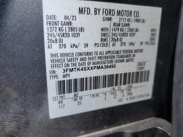 2023 FORD MUSTANG MA - 3FMTK4SXXPMA38492