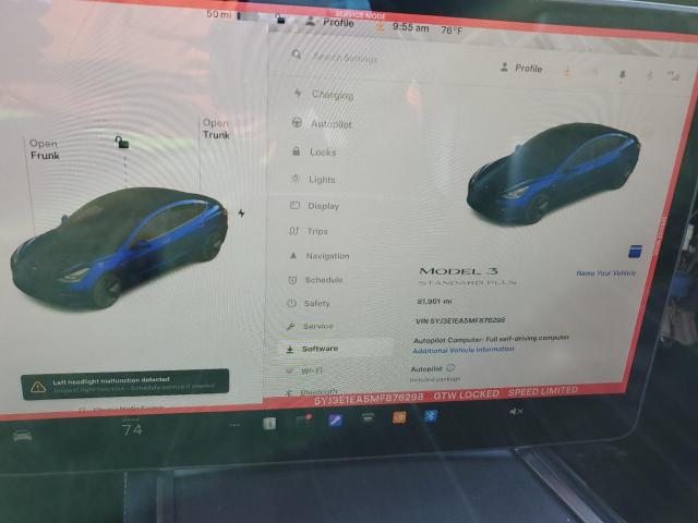 2021 TESLA MODEL 3 - 5YJ3E1EA5MF876298