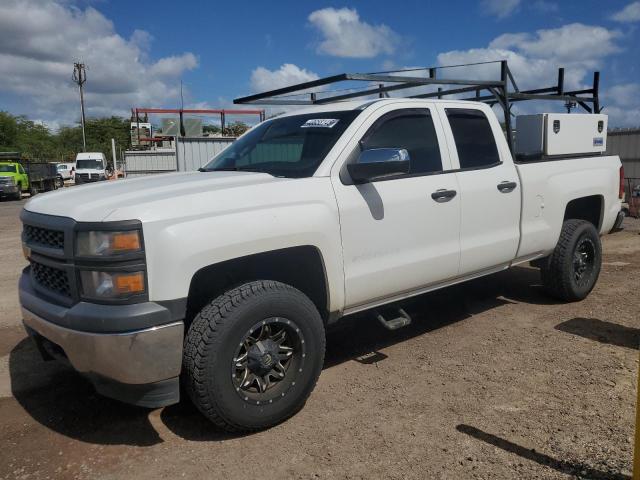 CHEVROLET SILVERADO 2015 white 4dr ext gas 1GCRCPEH2FZ348859 photo #1