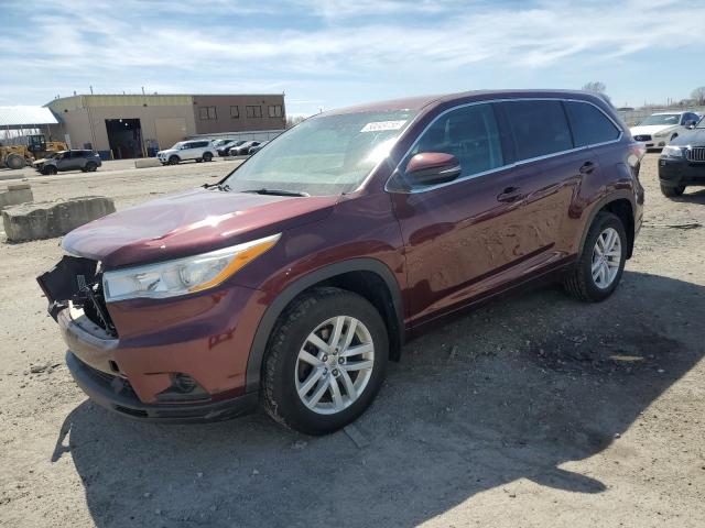 TOYOTA HIGHLANDER LE