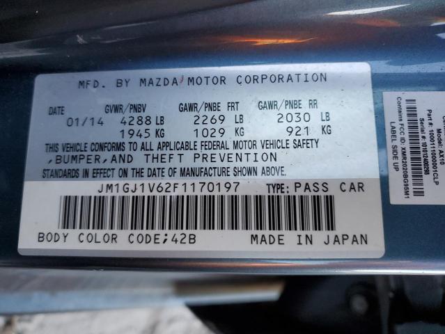 2015 MAZDA 6 TOURING - JM1GJ1V62F1170197