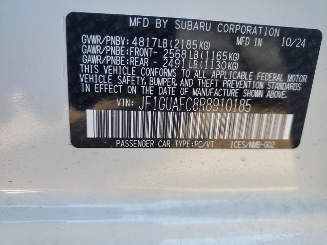 2024 SUBARU IMPREZA SP - JF1GUAFC8R8910185