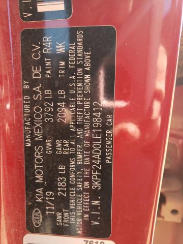 2020 KIA FORTE FE - 3KPF24AD0LE198412