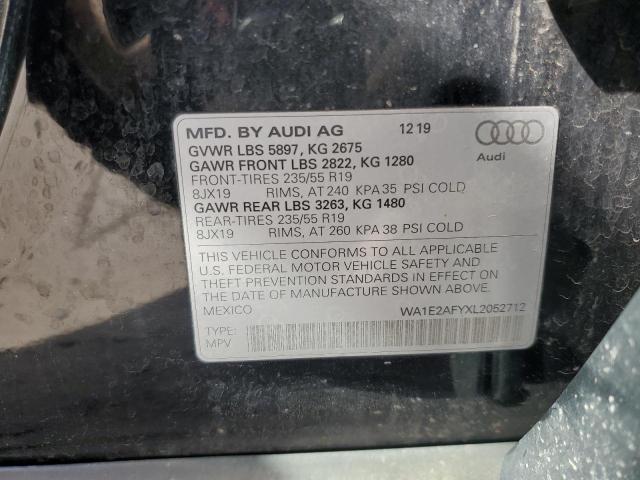 2020 AUDI Q5 E PREMI - WA1E2AFYXL2052712