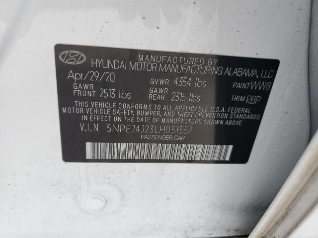 2020 HYUNDAI SONATA SEL - 5NPEJ4J23LH051557