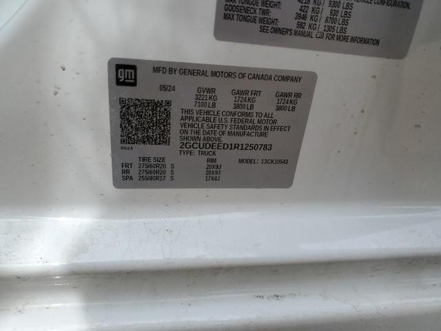 2024 CHEVROLET SILVERADO - 2GCUDEED1R1250783