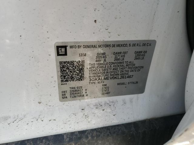 2019 GMC TERRAIN SL - 3GKALMEV0KL261467