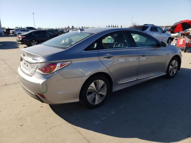 HYUNDAI SONATA HYB 2015 silver  hybrid engine KMHEC4A43FA130794 photo #4