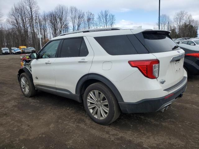 FORD EXPLORER K 2021 white  gas 1FM5K8LC1MGC28604 photo #3