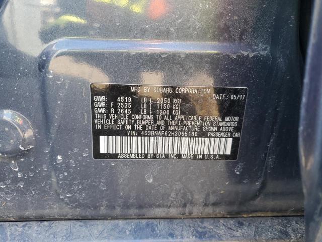 2017 SUBARU LEGACY 2.5 - 4S3BNAF62H3065180