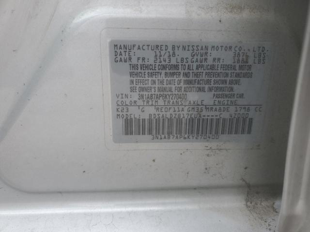 2019 NISSAN SENTRA S - 3N1AB7AP6KY270400