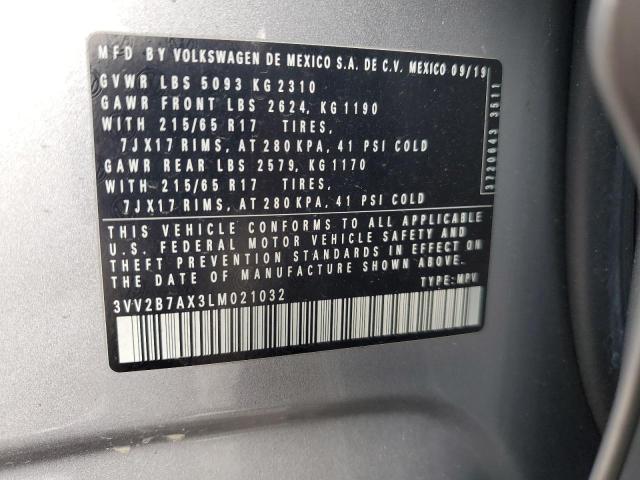 2020 VOLKSWAGEN TIGUAN SE - 3VV2B7AX3LM021032