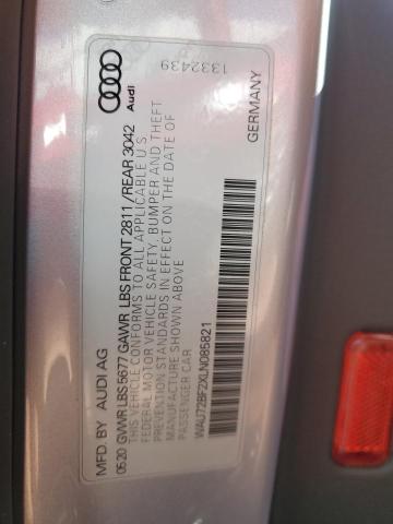 2020 AUDI A6 ALLROAD WAU72BF2XLN085821