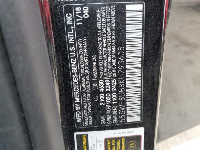 2019 MERCEDES-BENZ C 300 - 55SWF8DB8KU293605