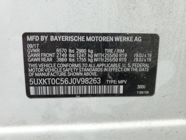 2018 BMW X5 XDR40E - 5UXKT0C56J0V98263