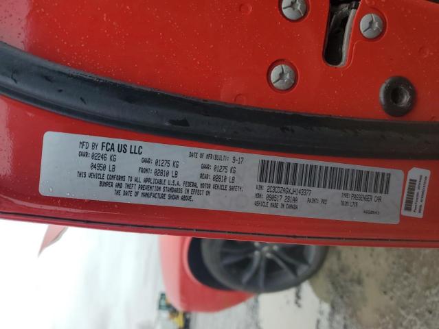 2018 DODGE CHALLENGER - 2C3CDZAGXJH143377