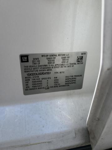 2016 GMC YUKON DENA 1GKS2CKJ3GR347651