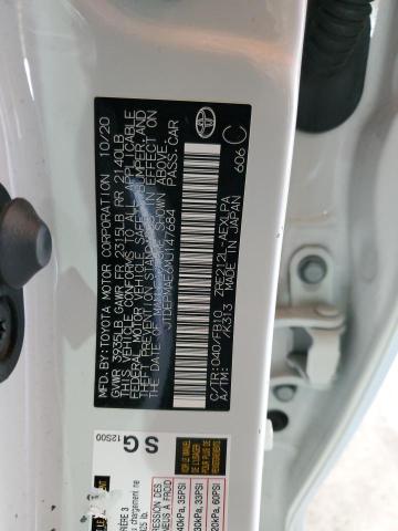 2021 TOYOTA COROLLA LE - JTDEPMAE6MJ147684
