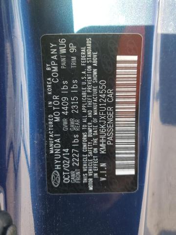 2015 HYUNDAI GENESIS CO - KMHHU6KJXFU124550