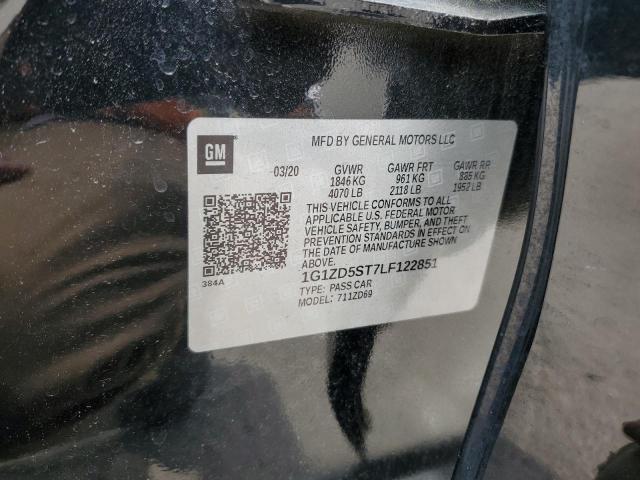 2020 CHEVROLET MALIBU LT - 1G1ZD5ST7LF122851