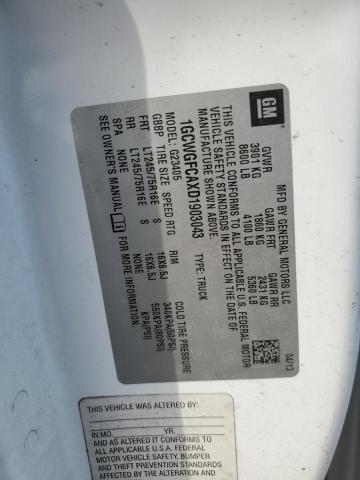 2013 CHEVROLET EXPRESS G2 #3304801315