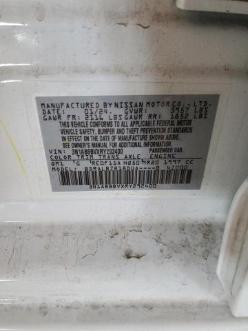 2024 NISSAN SENTRA S - 3N1AB8BVXRY292400