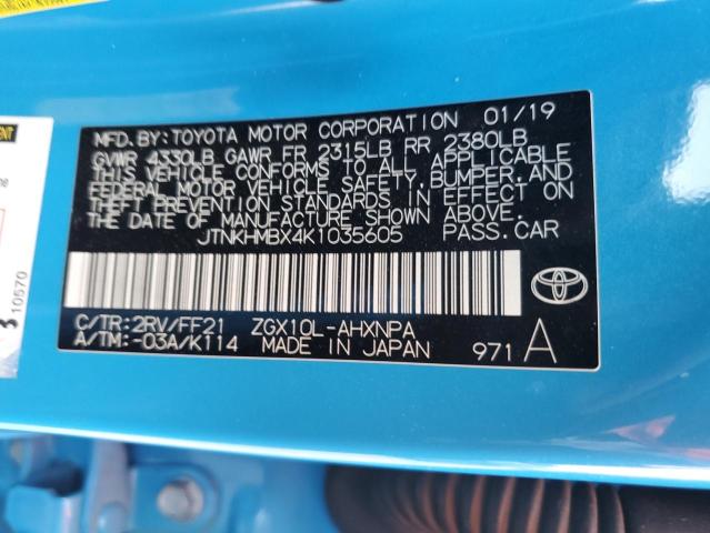 2019 TOYOTA C-HR XLE - JTNKHMBX4K1035605