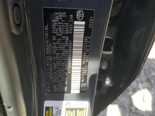 2025 TOYOTA CAMRY XSE - 4T1DAACK0SU082661