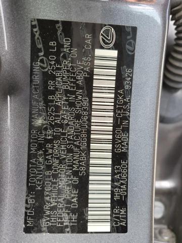 2017 LEXUS ES 350 58ABK1GG8HU068390