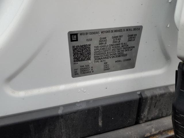 2019 CHEVROLET EQUINOX LT - 3GNAXKEV1KS587022