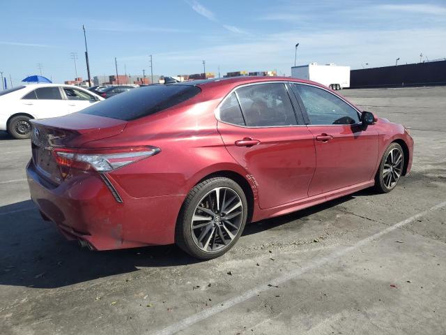 TOYOTA CAMRY XSE 2018 red  gas 4T1B61HK3JU563990 photo #4