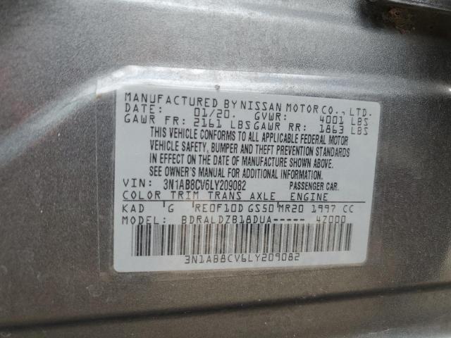 2020 NISSAN SENTRA SV - 3N1AB8CV6LY209082