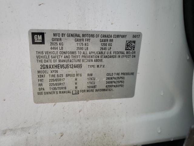 2018 CHEVROLET EQUINOX LS - 2GNAXHEV6J6124499