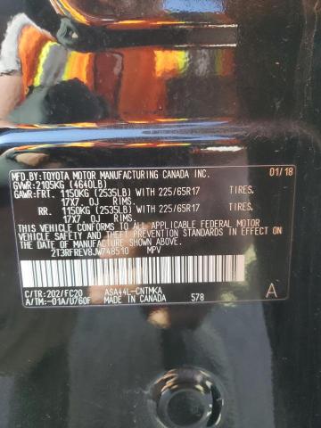 2018 TOYOTA RAV4 ADVEN - 2T3RFREV8JW748510
