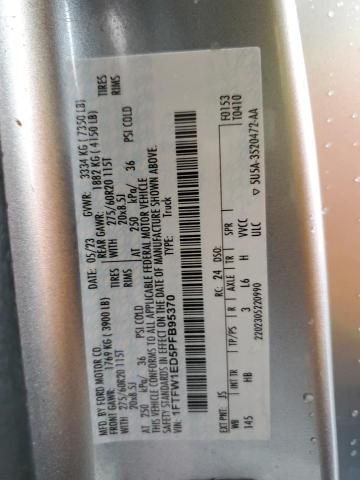 2023 FORD F150 SUPER - 1FTFW1ED5PFB95370