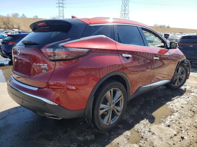 Vin: 5n1az2ds7ln156847, lot: 47846415, nissan murano platinum 20203