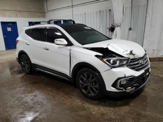 Vin: 5xyzw4la9jg535485, lot: 50891075, hyundai santa fe 20184