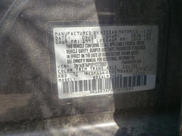 2015 NISSAN SENTRA S - 3N1AB7APXFY272883