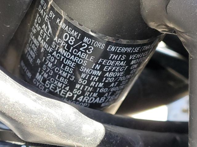 2024 KAWASAKI EX650 P - ML5EXEP14RDAB7847