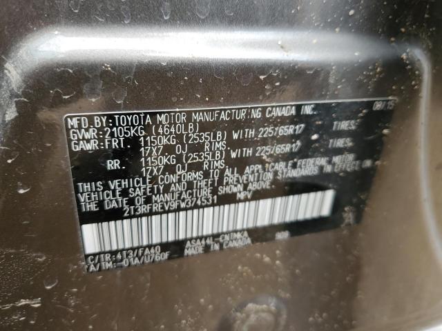 2015 TOYOTA RAV4 XLE - 2T3RFREV9FW374531