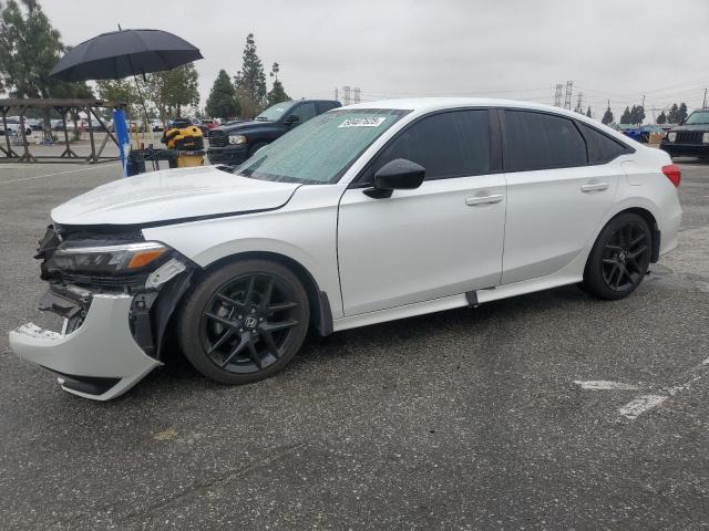 HONDA CIVIC SPOR 2022 white  gas 2HGFE2F51NH503180 photo #1