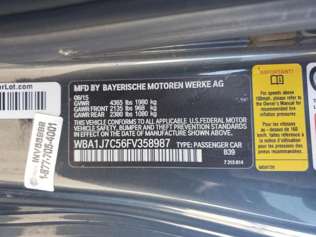2015 BMW M235I - WBA1J7C56FV358987
