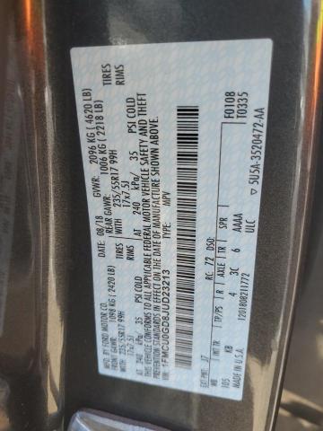 2018 FORD ESCAPE SE - 1FMCU0GD8JUD23213