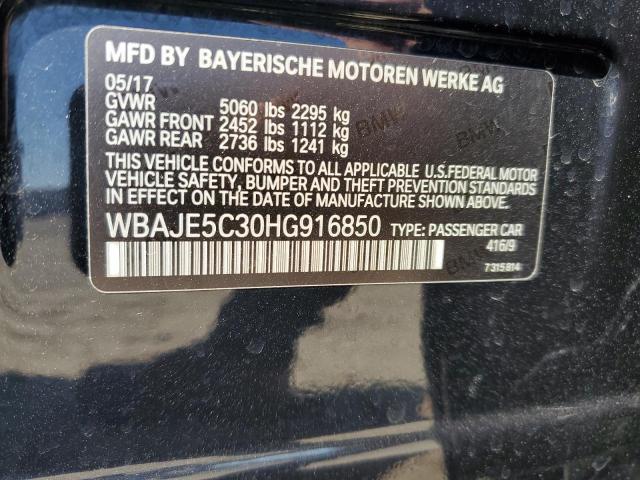 2017 BMW 540 I - WBAJE5C30HG916850