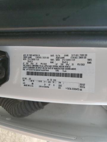 2017 FORD F150 SUPER - 1FTEW1EG0HFA25764