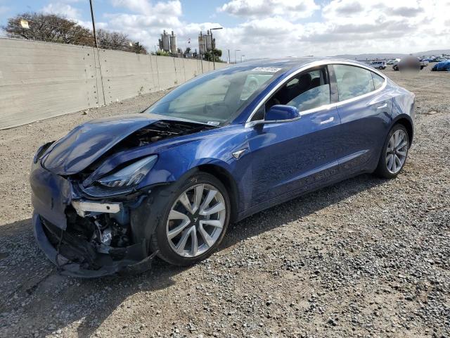 TESLA MODEL 3 2020 blue  electric 5YJ3E1EB6LF667711 photo #1