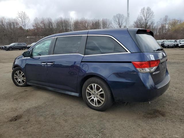 HONDA ODYSSEY EX 2014 blue sports v gas 5FNRL5H47EB022248 photo #3